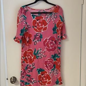 Lilly Pulitzer Ruffled Sleeve Cotton Dress